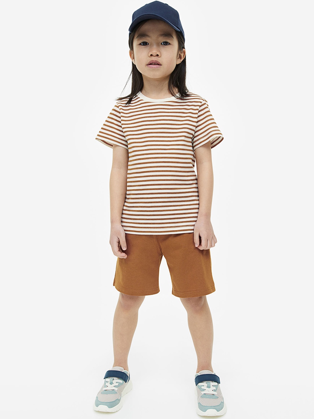 

H&M Boys 2-Piece Pure Cotton Set, Brown