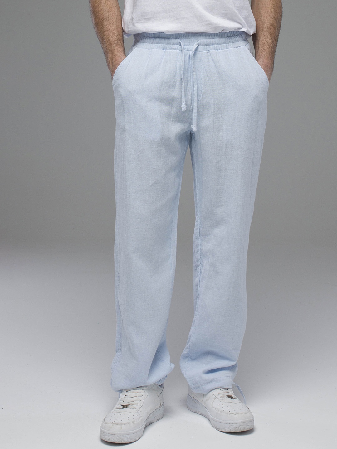 

catch Men Loose Fit Trousers, Blue