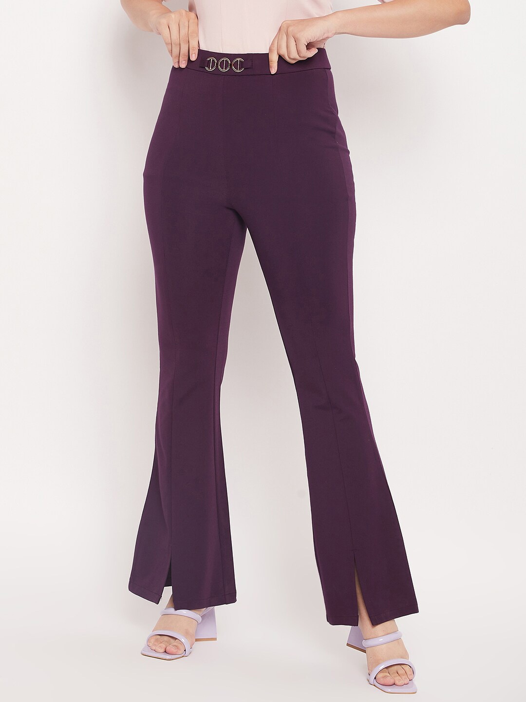 

CAMLA Women Mid-Rise Regular-Fit Jeggings, Purple