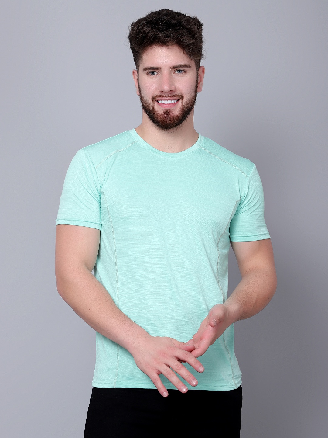 

DIAZ Round Neck T-Shirt, Sea green