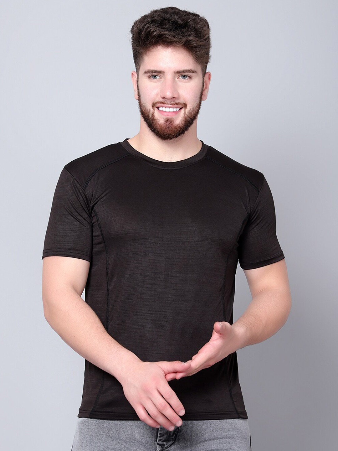 

DIAZ Round Neck T-shirt, Black
