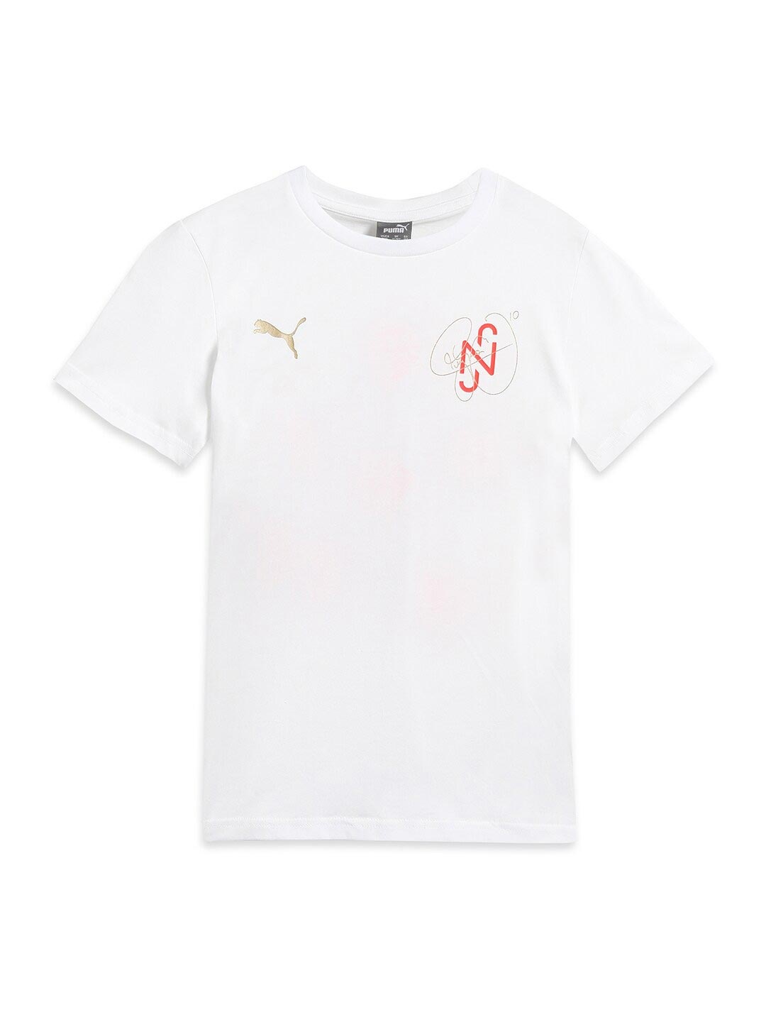 

Puma Boys Neymar Jr Diamond Graphic Football T-Shirt, White