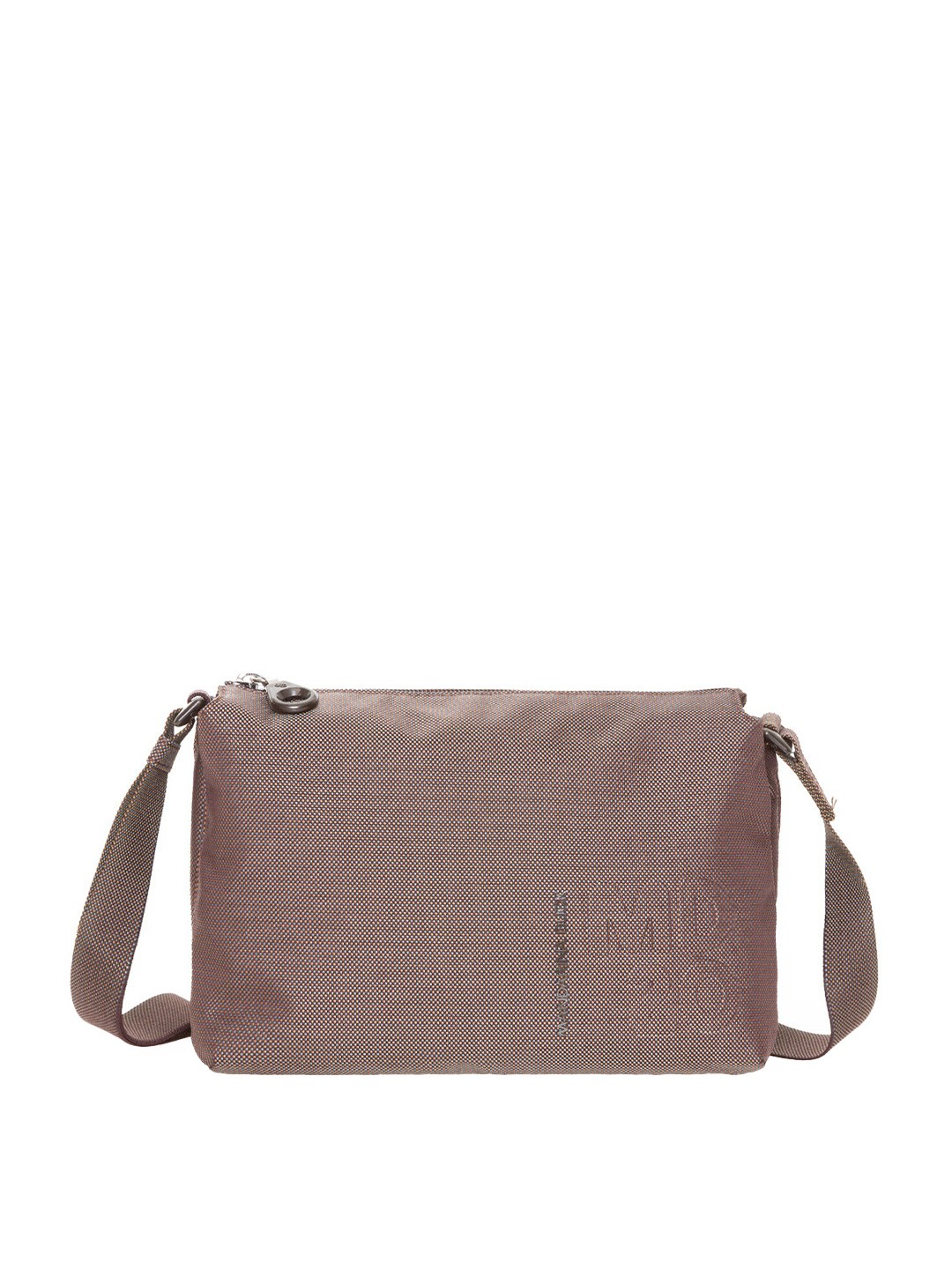 

MANDARINA DUCK Women Textured Structured Sling Bag, Brown