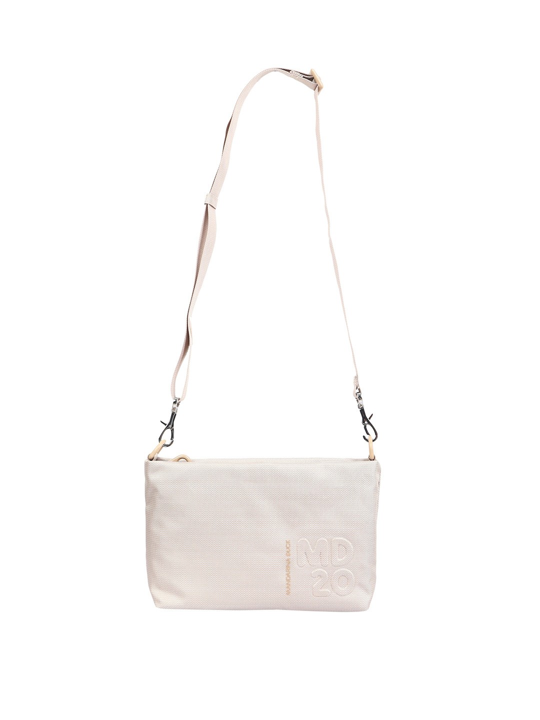 

MANDARINA DUCK Women Textured Messenger Bag, Cream