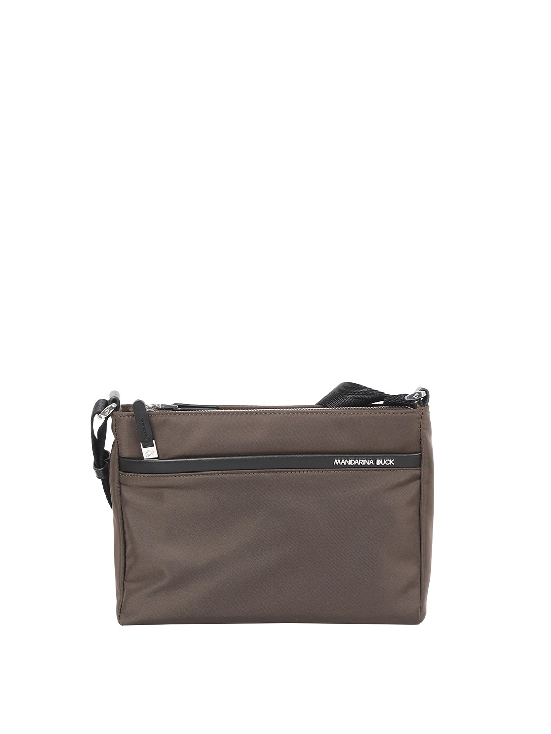 

MANDARINA DUCK Women Structured Sling Bag, Brown