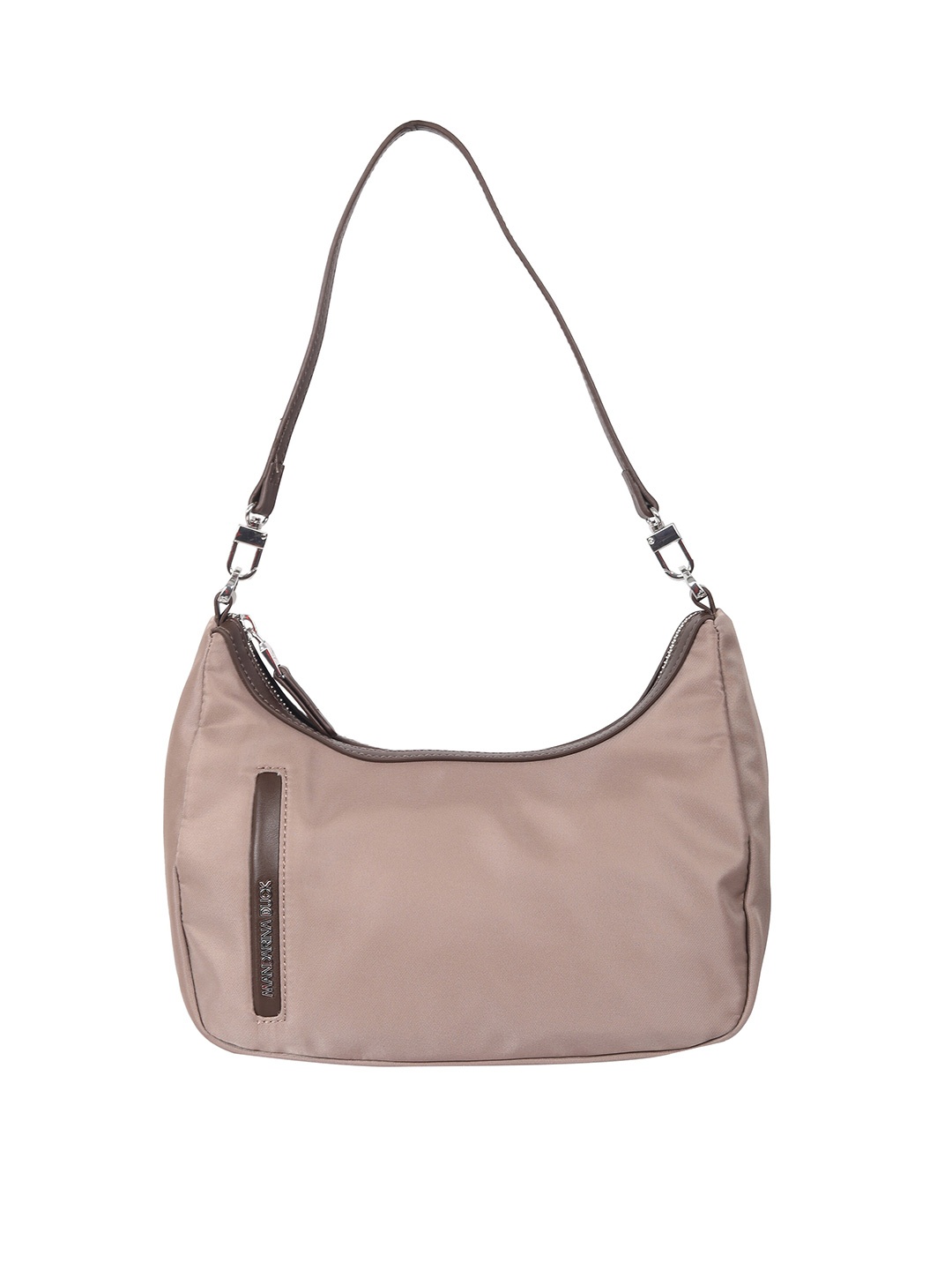 

MANDARINA DUCK Structured Hobo Bag With Detachable Sling Strap, Beige