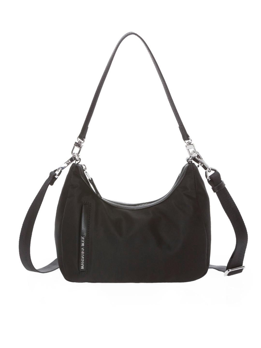 

MANDARINA DUCK Structured Hobo Bag With Detachable Sling Strap, Black