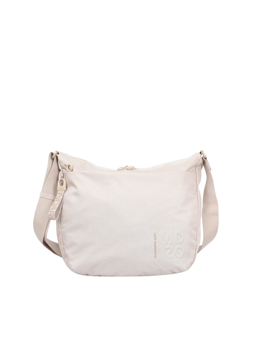 

MANDARINA DUCK Women Structured Oversized Sling Bag, Cream
