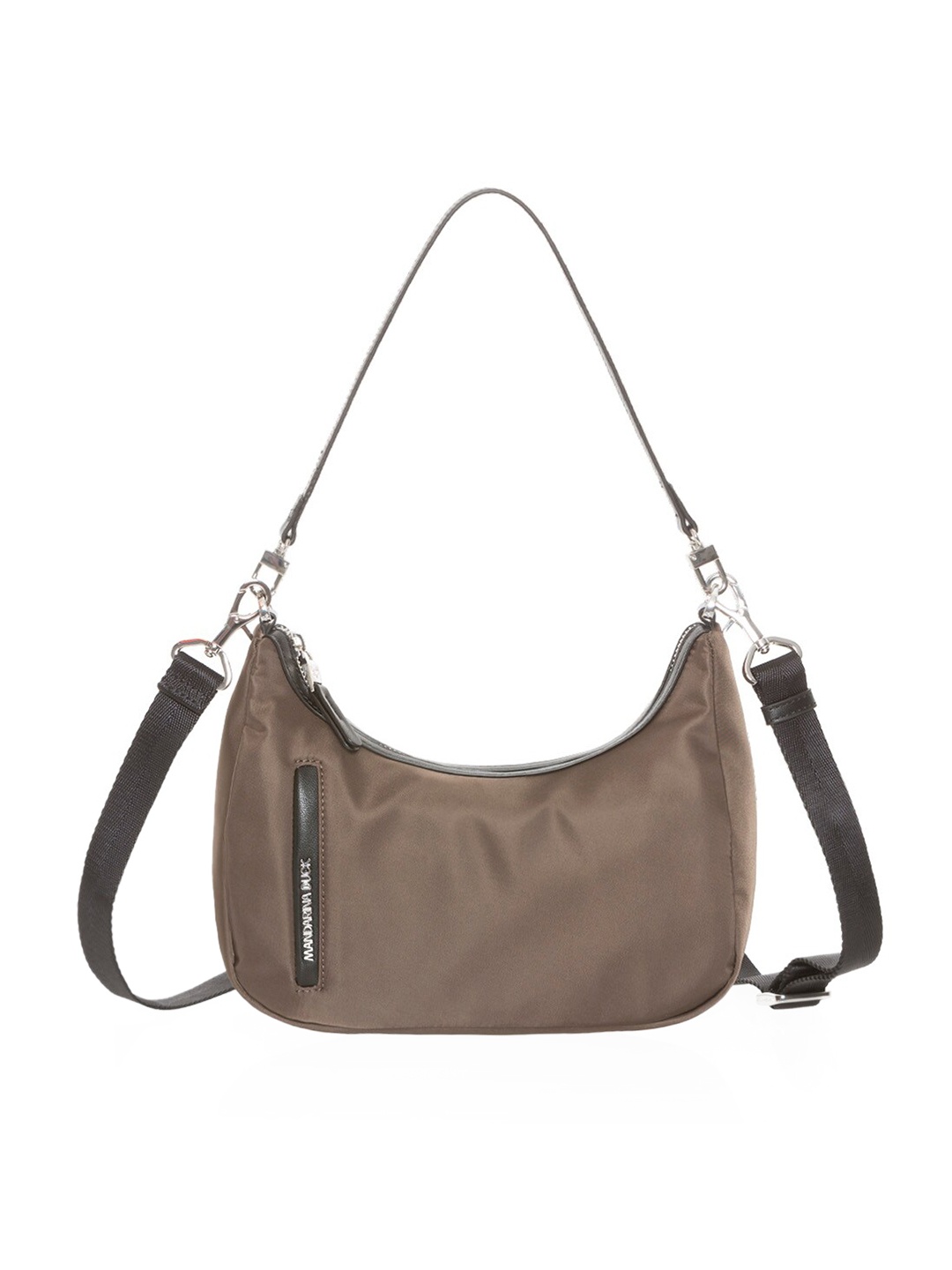 

MANDARINA DUCK Structured Hobo Bag, Brown