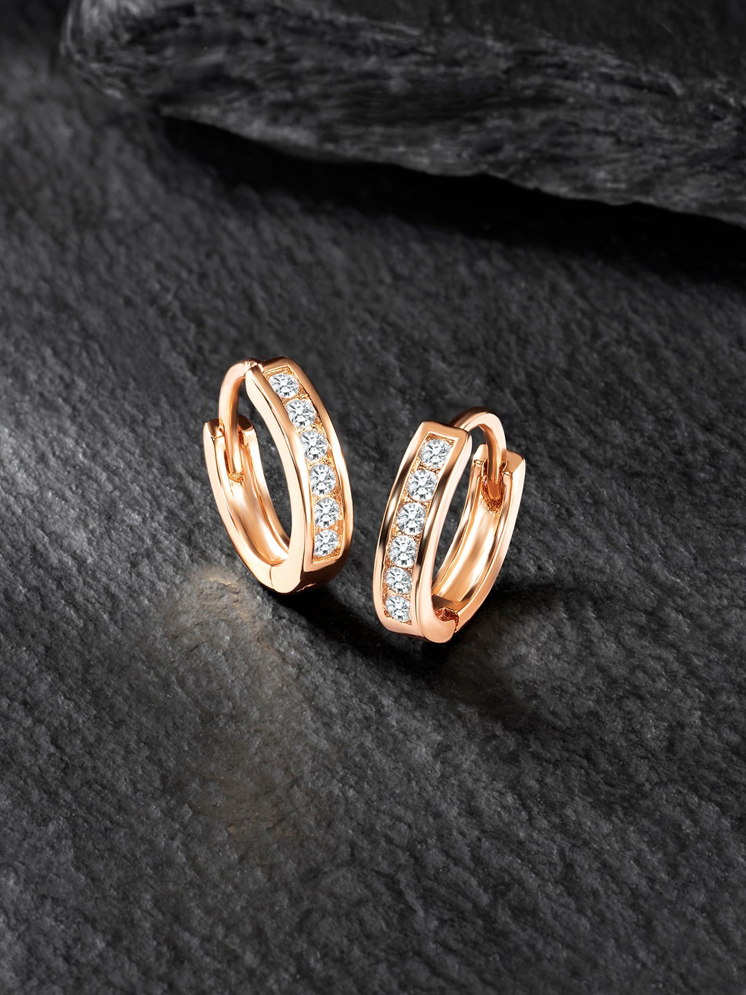 

Peora Rose Gold-Plated Hoop Earrings