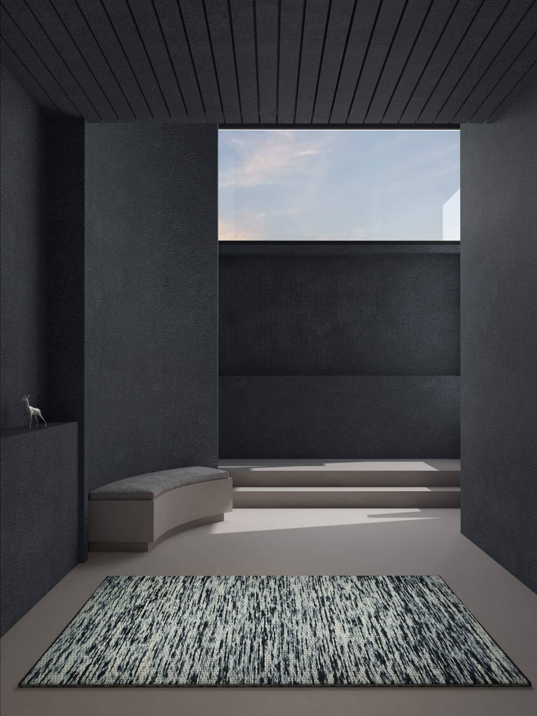 

Jaipur Rugs Grey & Black Abstract Patten Woolen Rectangular Carpet