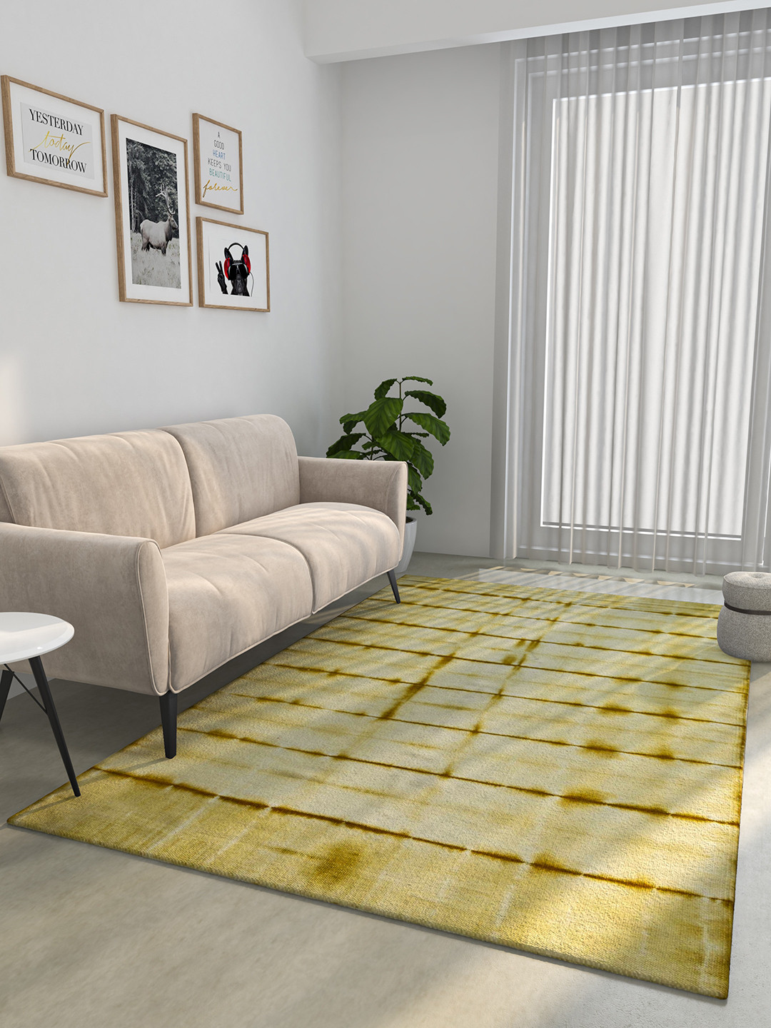 

Jaipur Rugs Green Abstract Design Rectangular Woolen Dhurrie Carpet