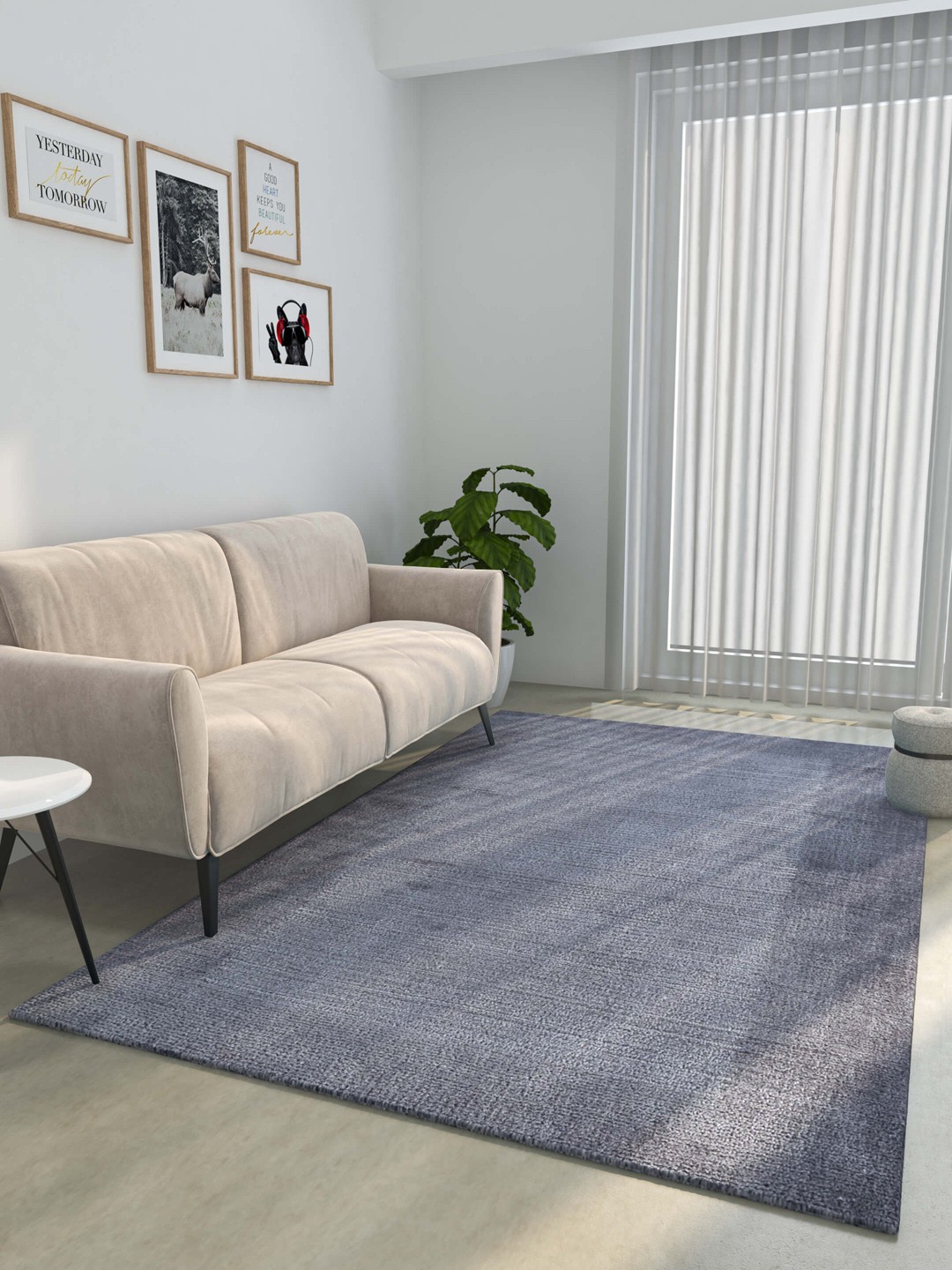 

Jaipur Rugs Blue Woven Rectangular Dhurrie Carpet