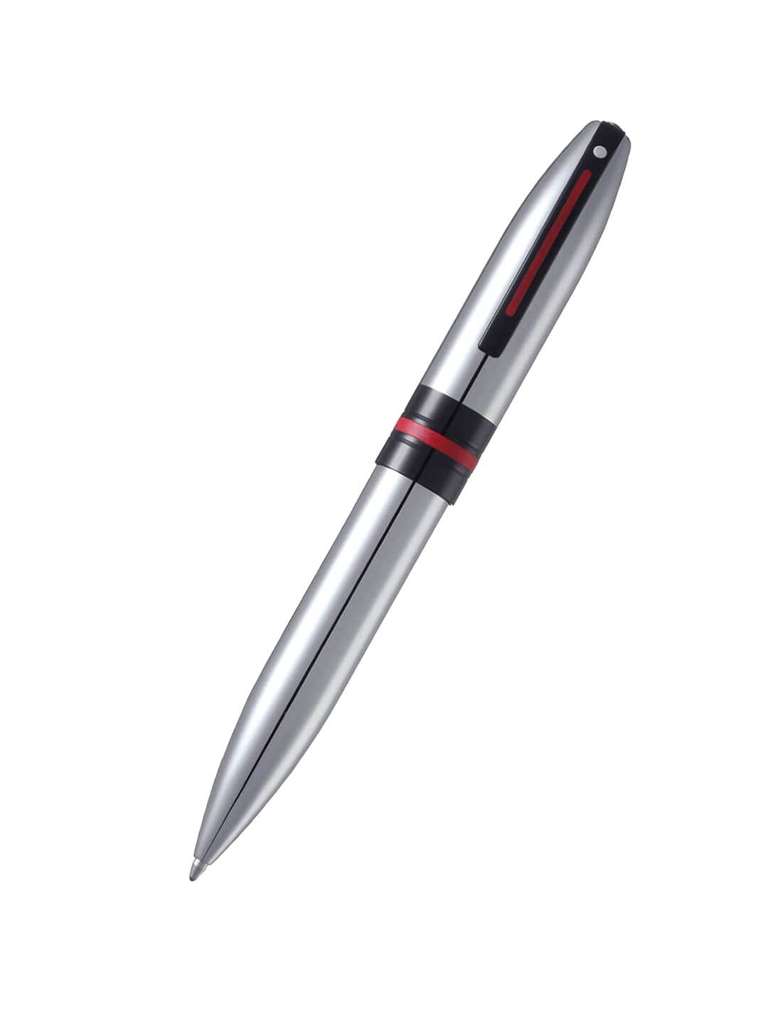 

Chrome 9112 Icon With Glossy Black PVD Trim Ballpoint Pen, Silver