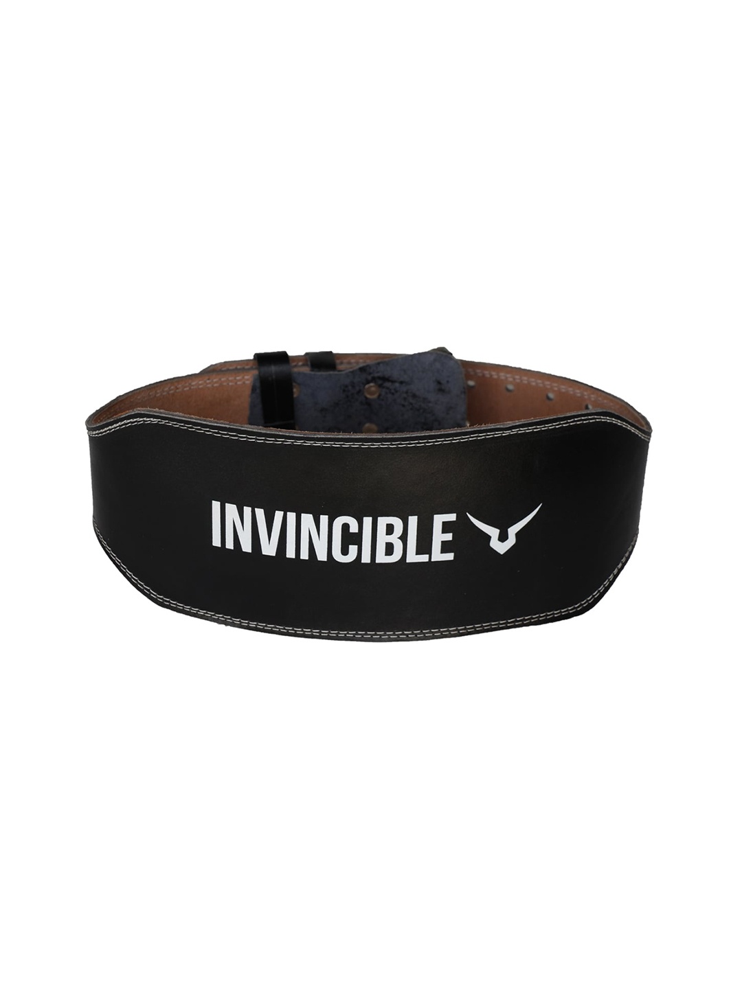 

Invincible Weight Lifting Leather Belt 6 Inches, Black