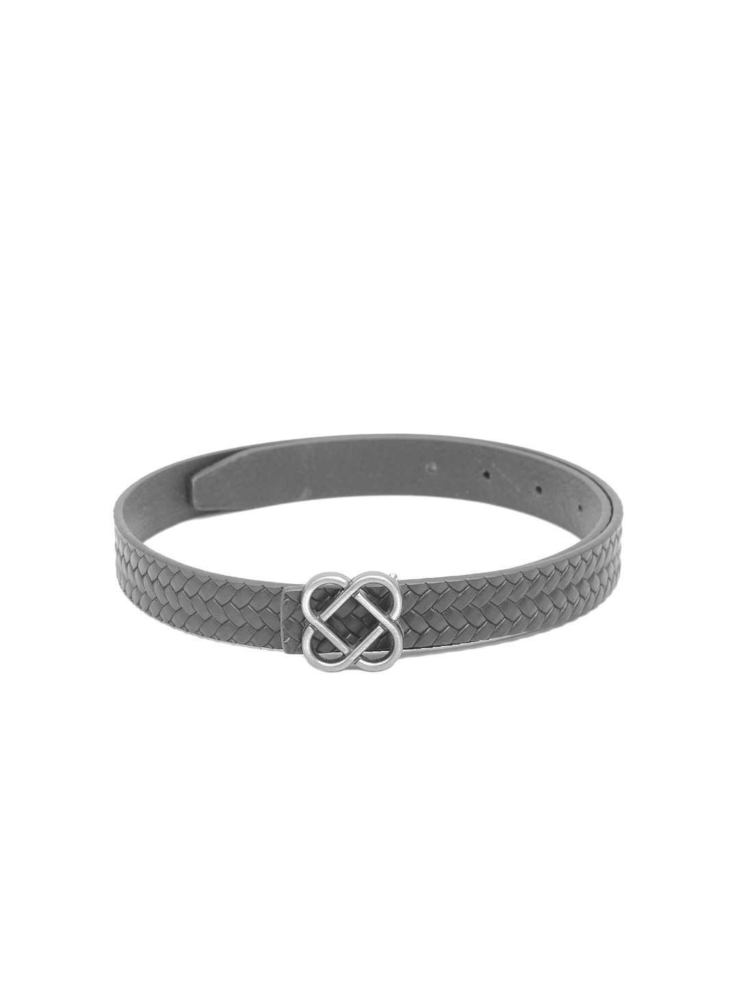 Calvadoss Girls Textured Genuine Leather Belt, Black