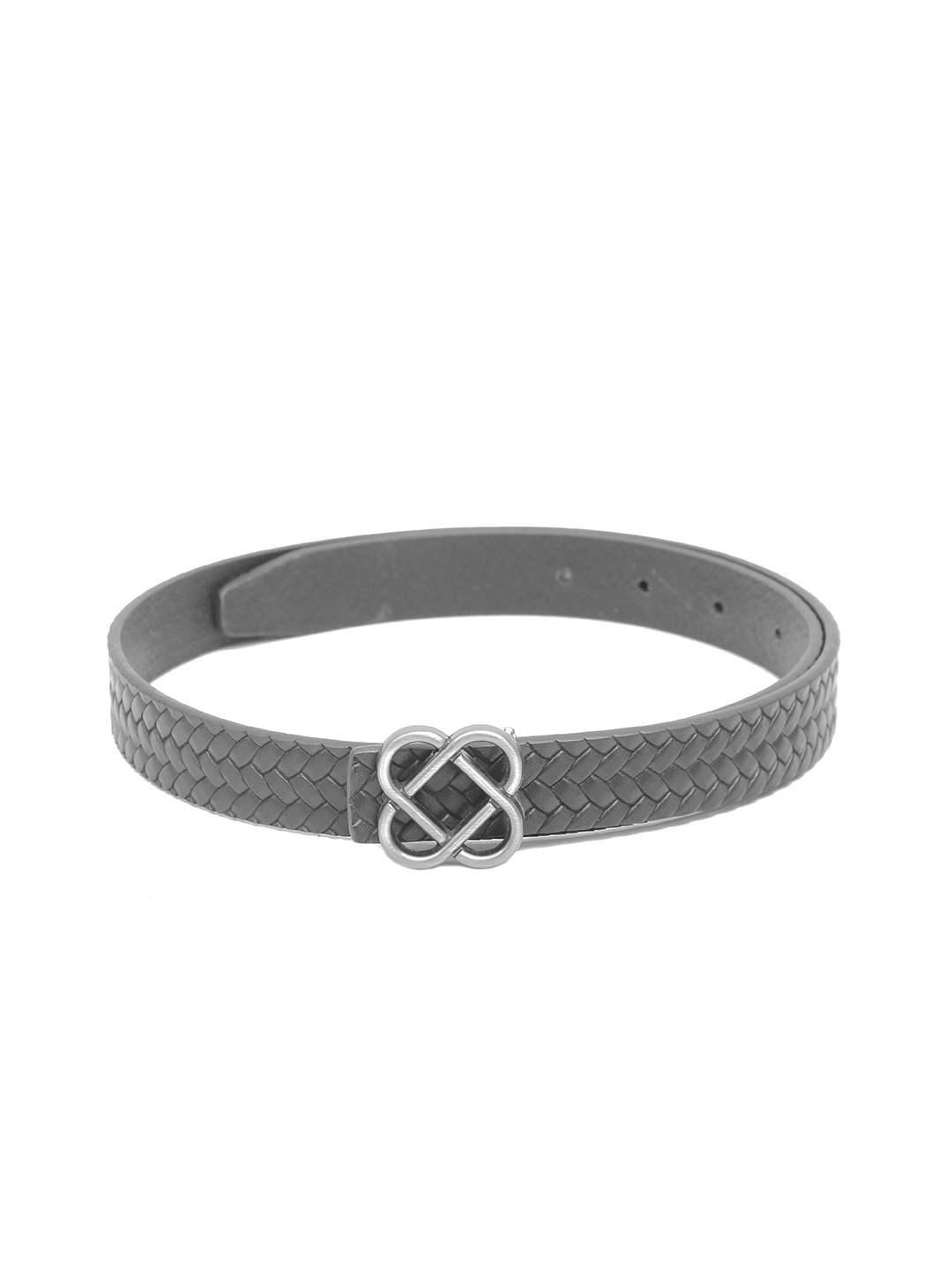 

Calvadoss Women Textured Leather Belt, Black