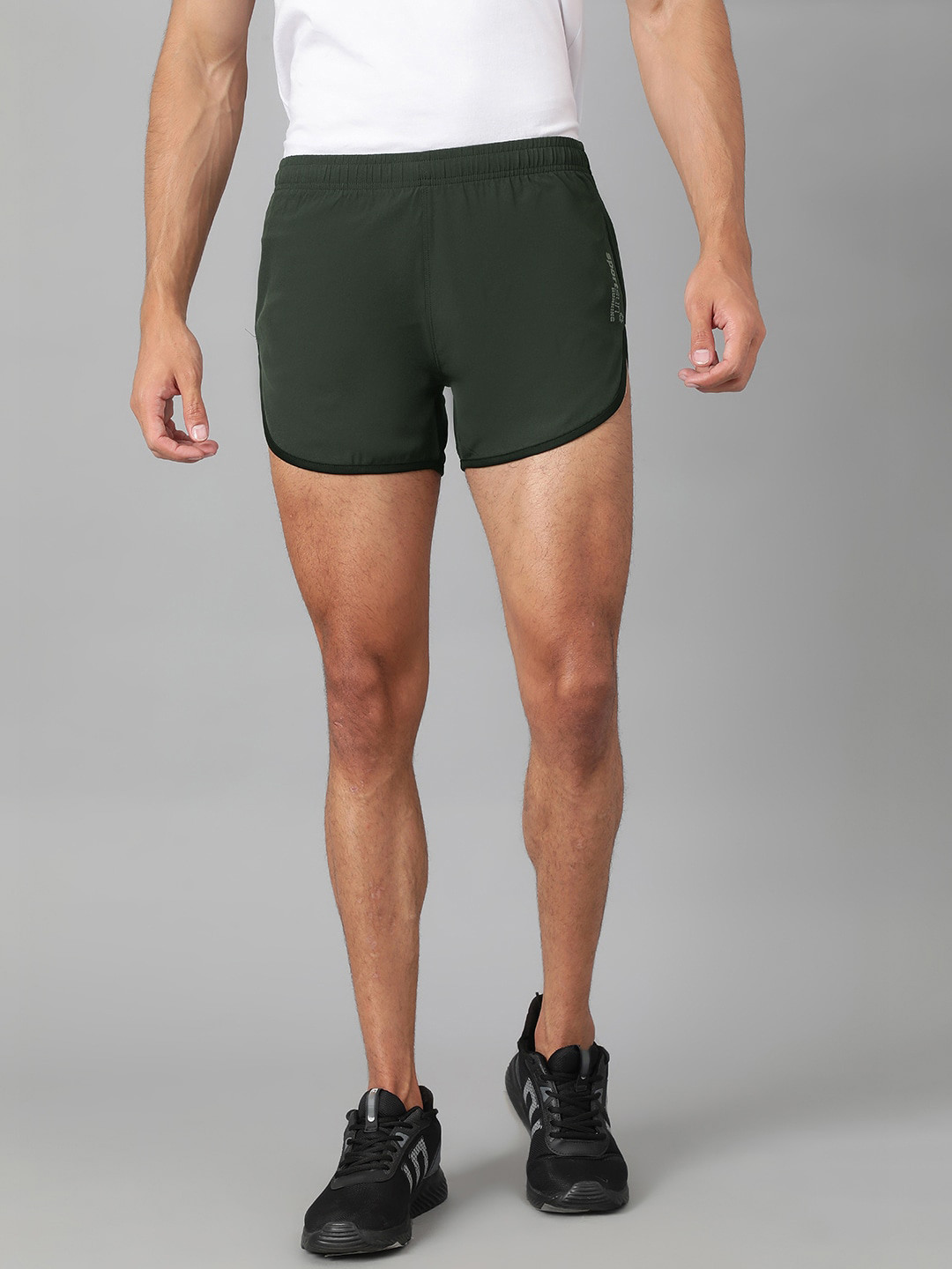 

SPORT SUN Men Mid-Rise Sports Shorts, Grey