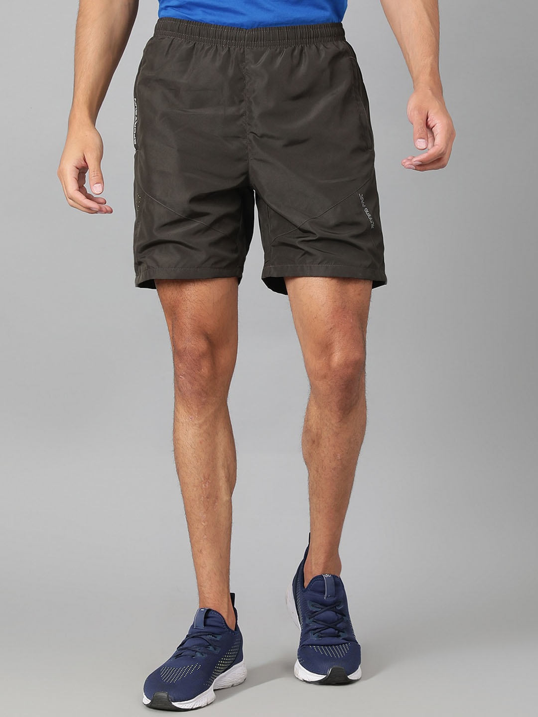 

SPORT SUN Men Mid-Rise Sports Shorts, Olive