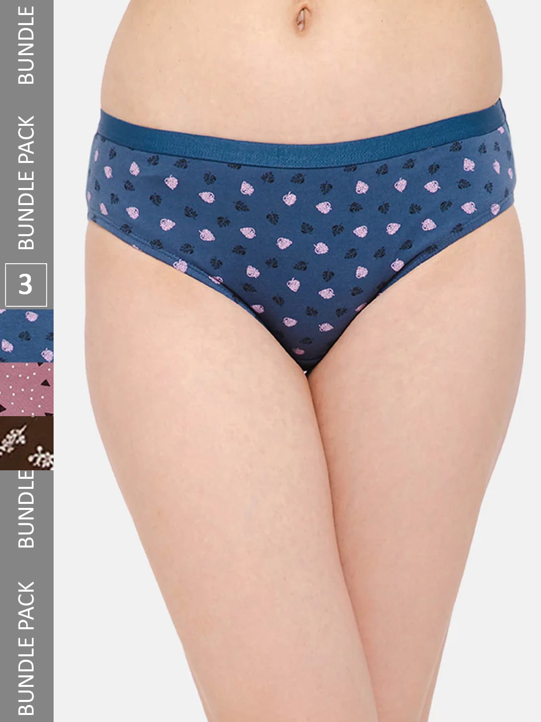 

intimacy LINGERIE Women Pack Of 3 Cotton Assorted Briefs
