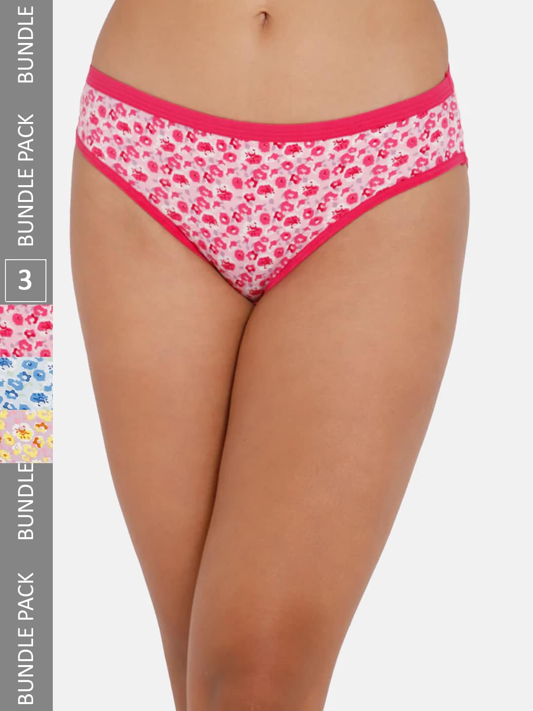 

intimacy LINGERIE Women Pack Of 3 Cotton Assorted Briefs