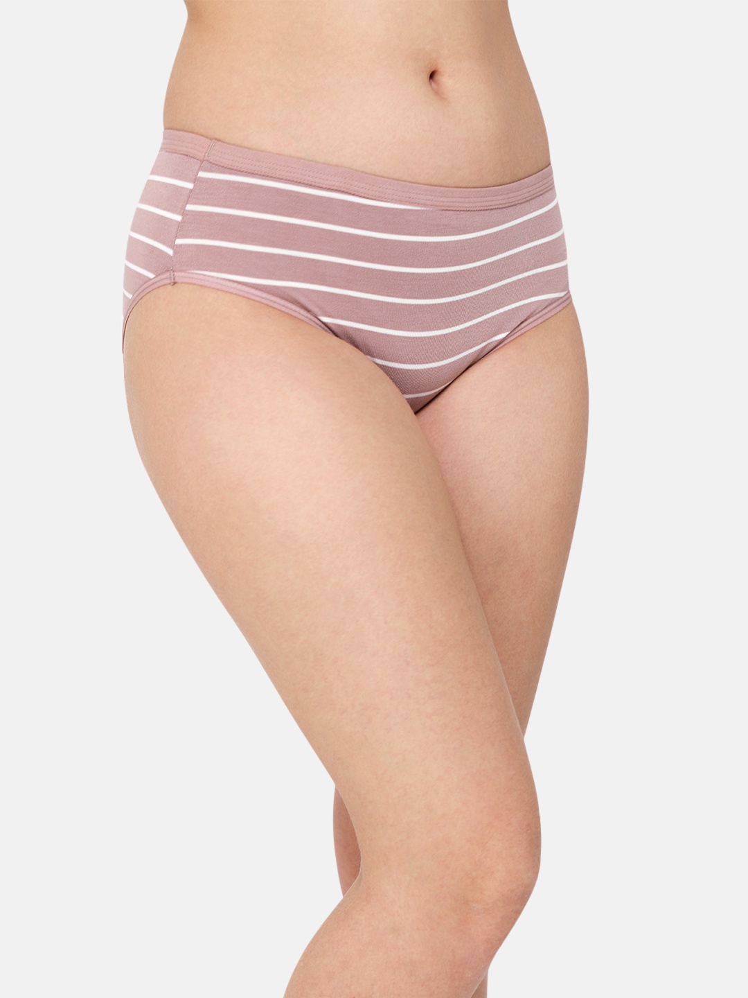 

intimacy LINGERIE Women Assorted Striped Cotton Briefs, Purple