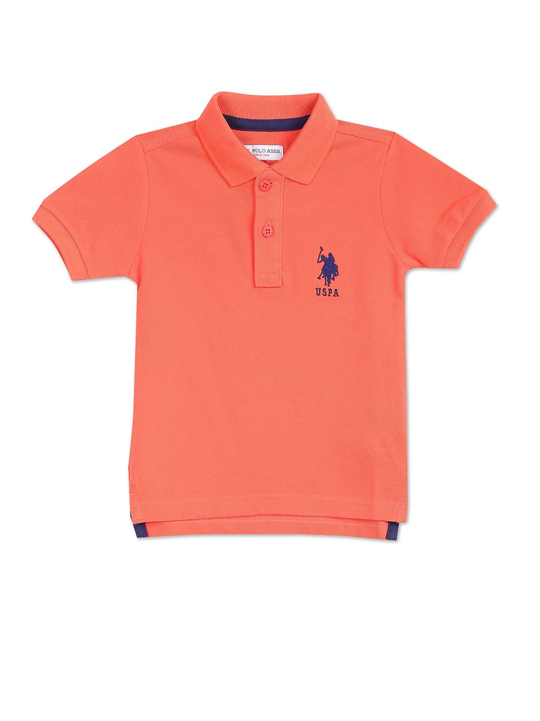 

U.S. Polo Assn. Kids Boys Polo Collar Pure Cotton T-shirt, Red