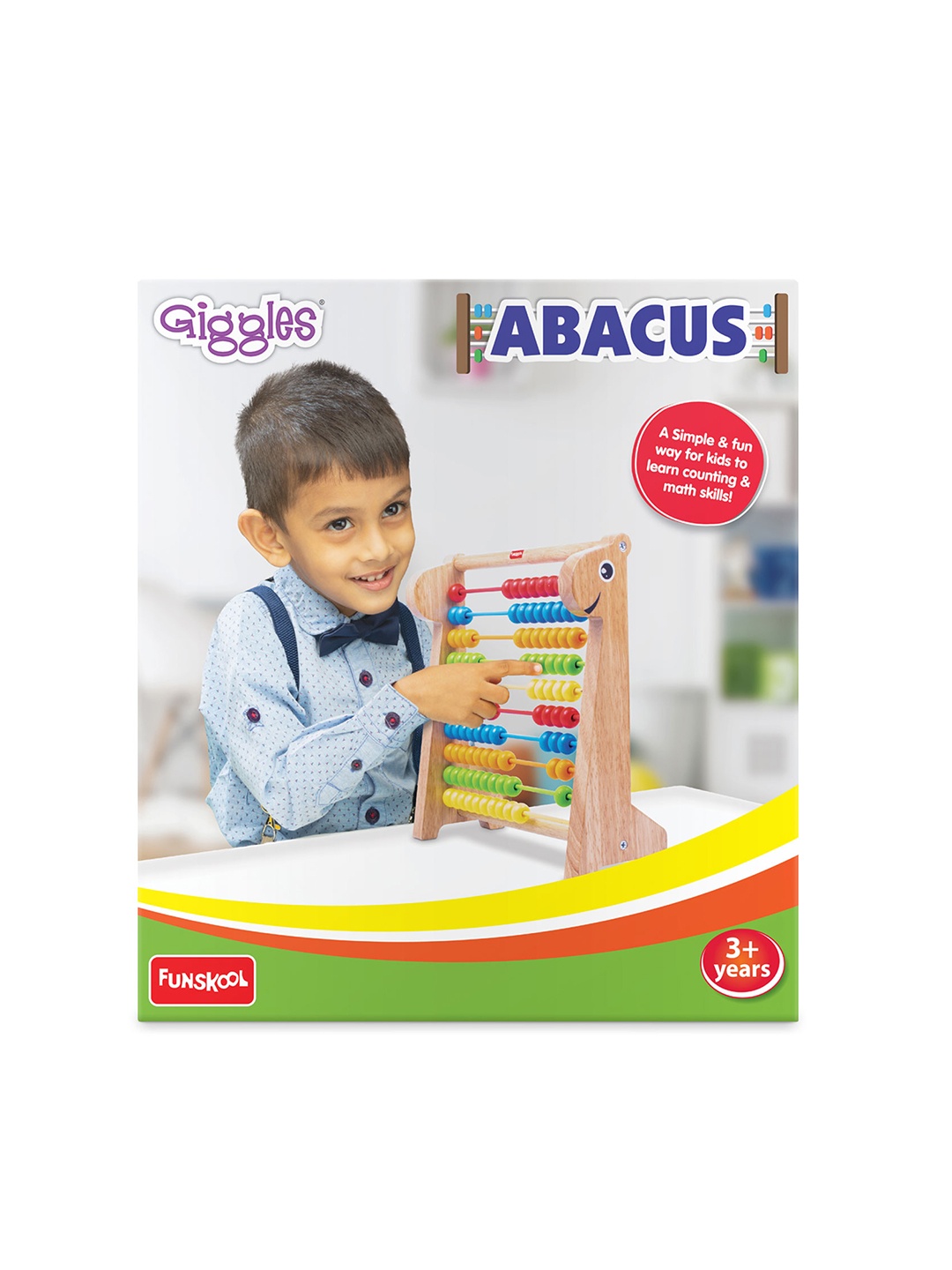 

Giggles Abacus for Age 3 Years+, Multi