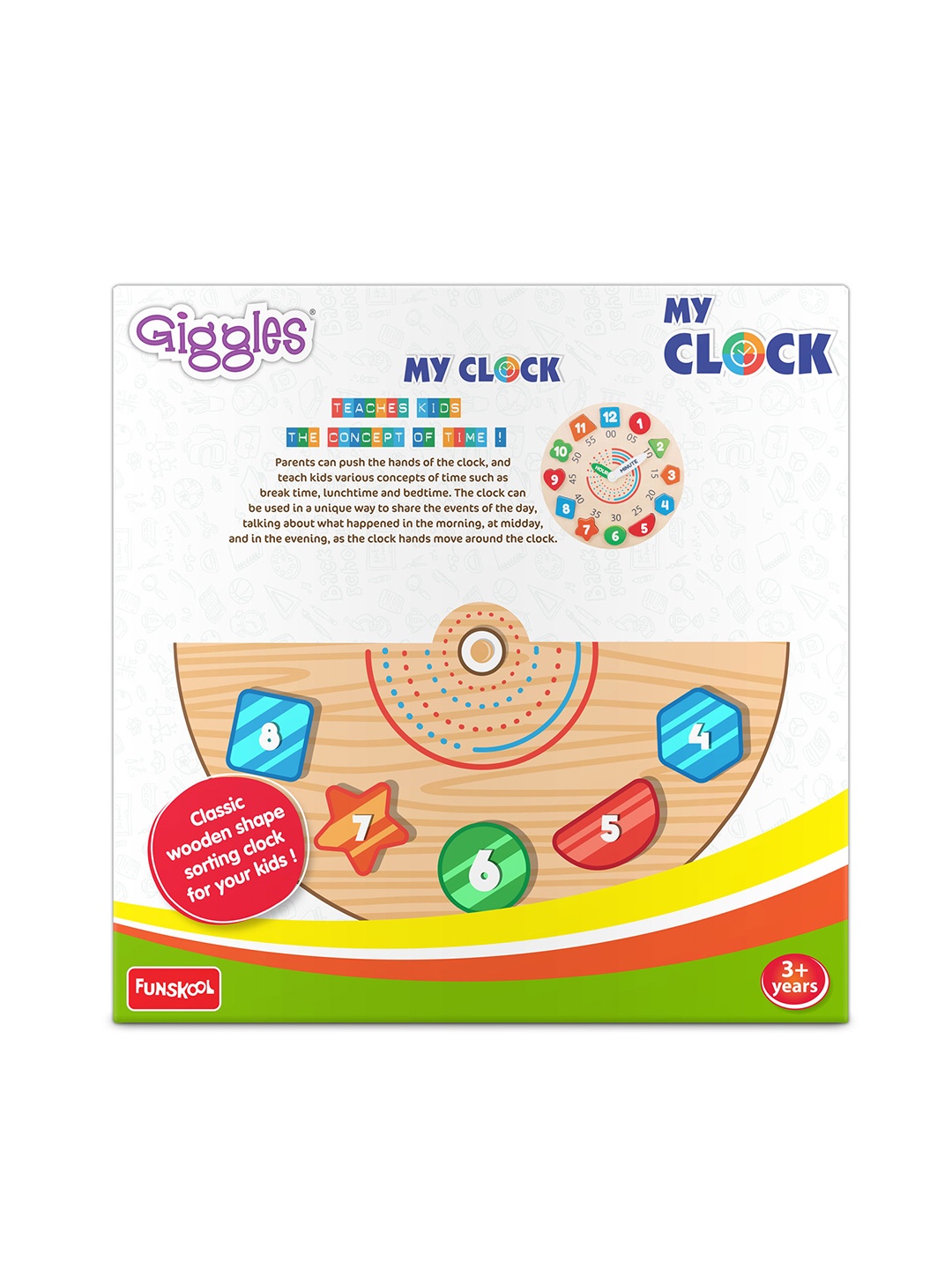 

Giggles My Clock for Age 3 Years+, Multi