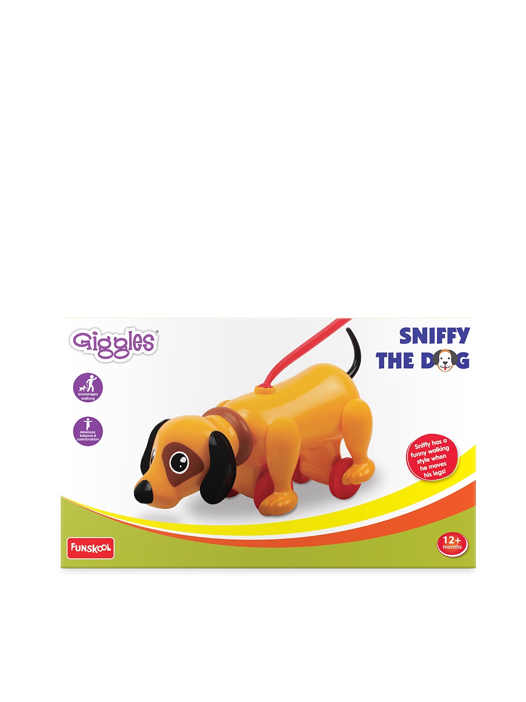 

Giggles Sniffy The Dog for Age 1 Year+, Brown