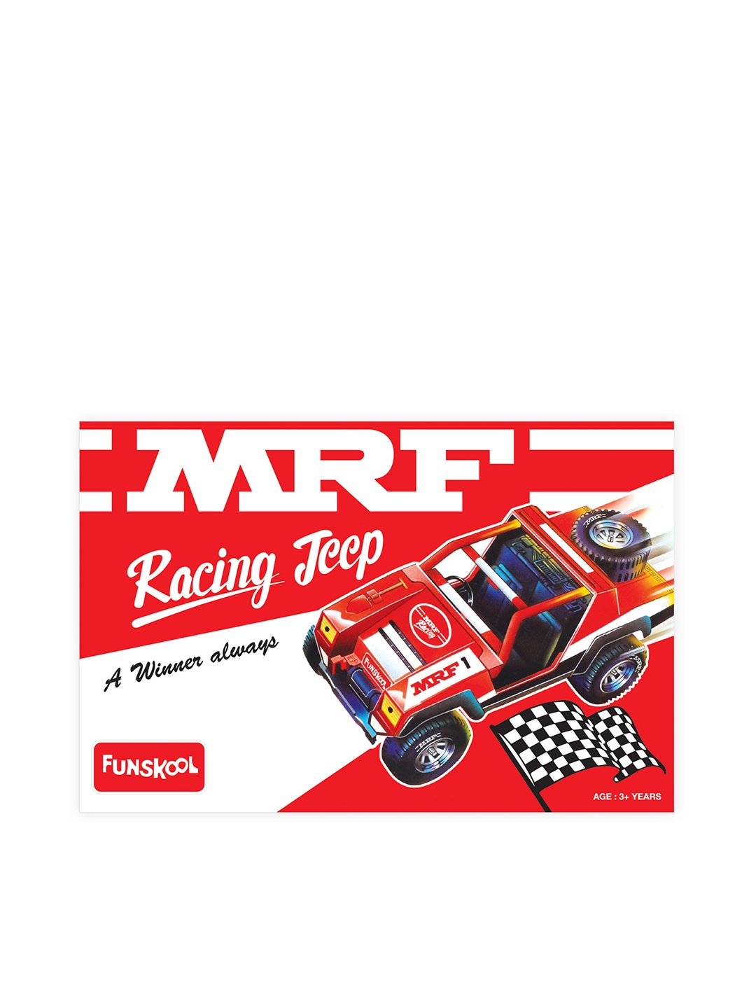

Giggles MRF Racing Jeep for Age 3 Years+, Red