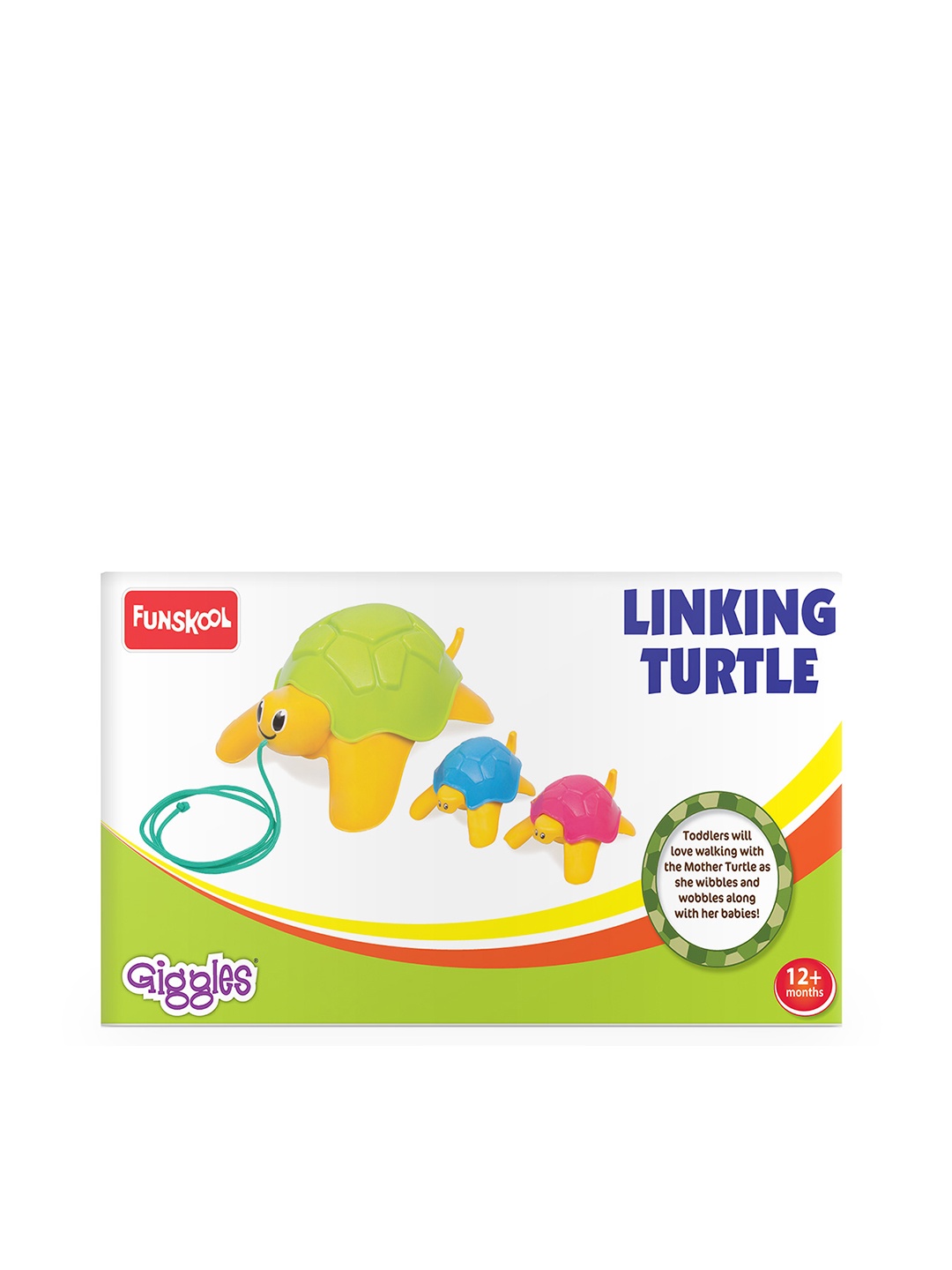 

Giggles Linking Turtle for Age 1 Year+, Green