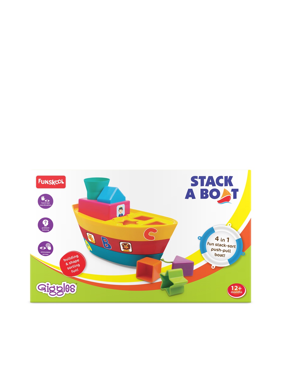 

Giggles Stack A Boat for Age 1 Year+, Multi