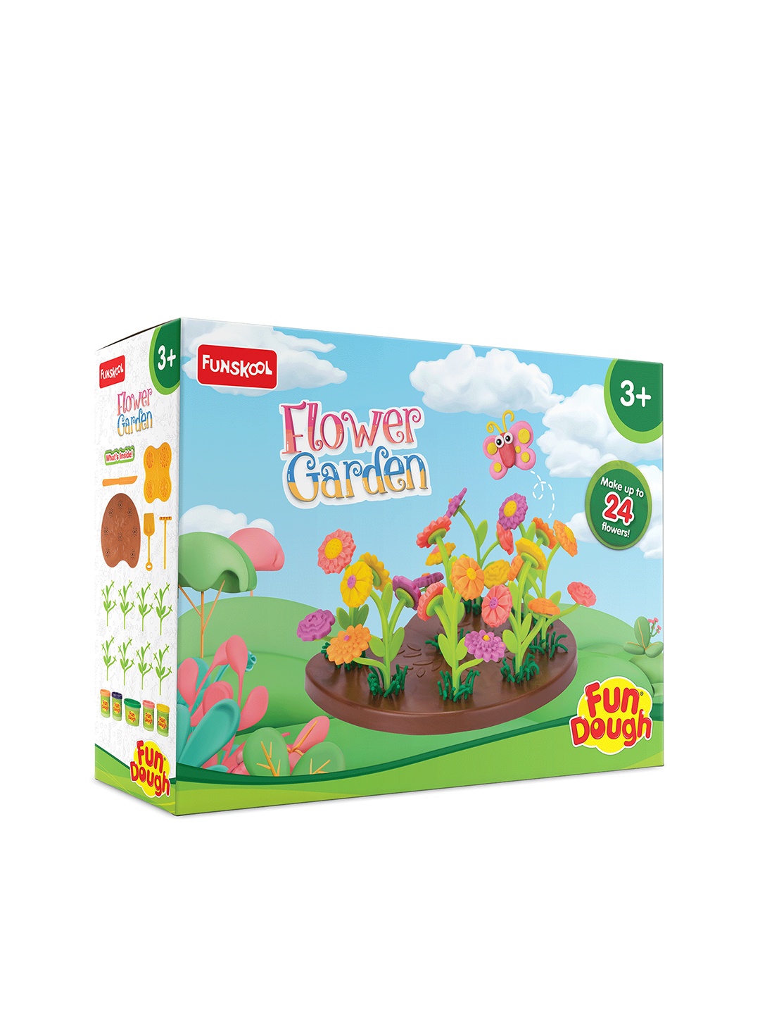 

Fun Dough Flower Garden Play Set For Age 3+ Years, Multi