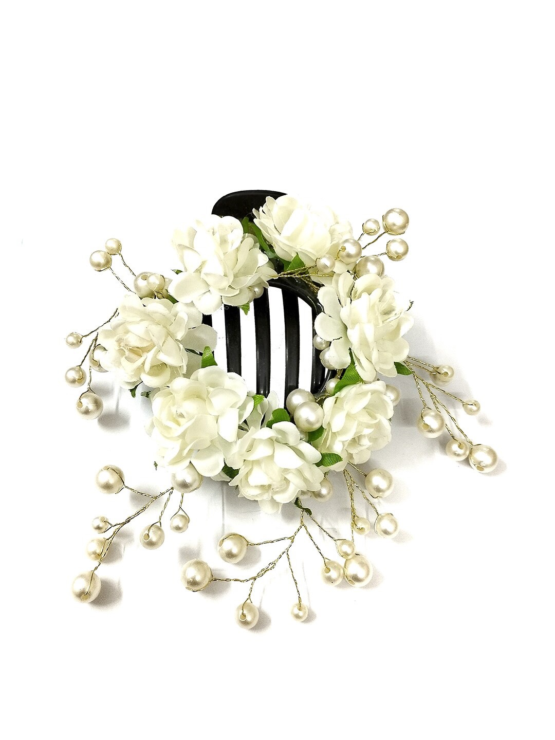 

Hair Flare Women Cream-Coloured Embellished Hair Accessory Set