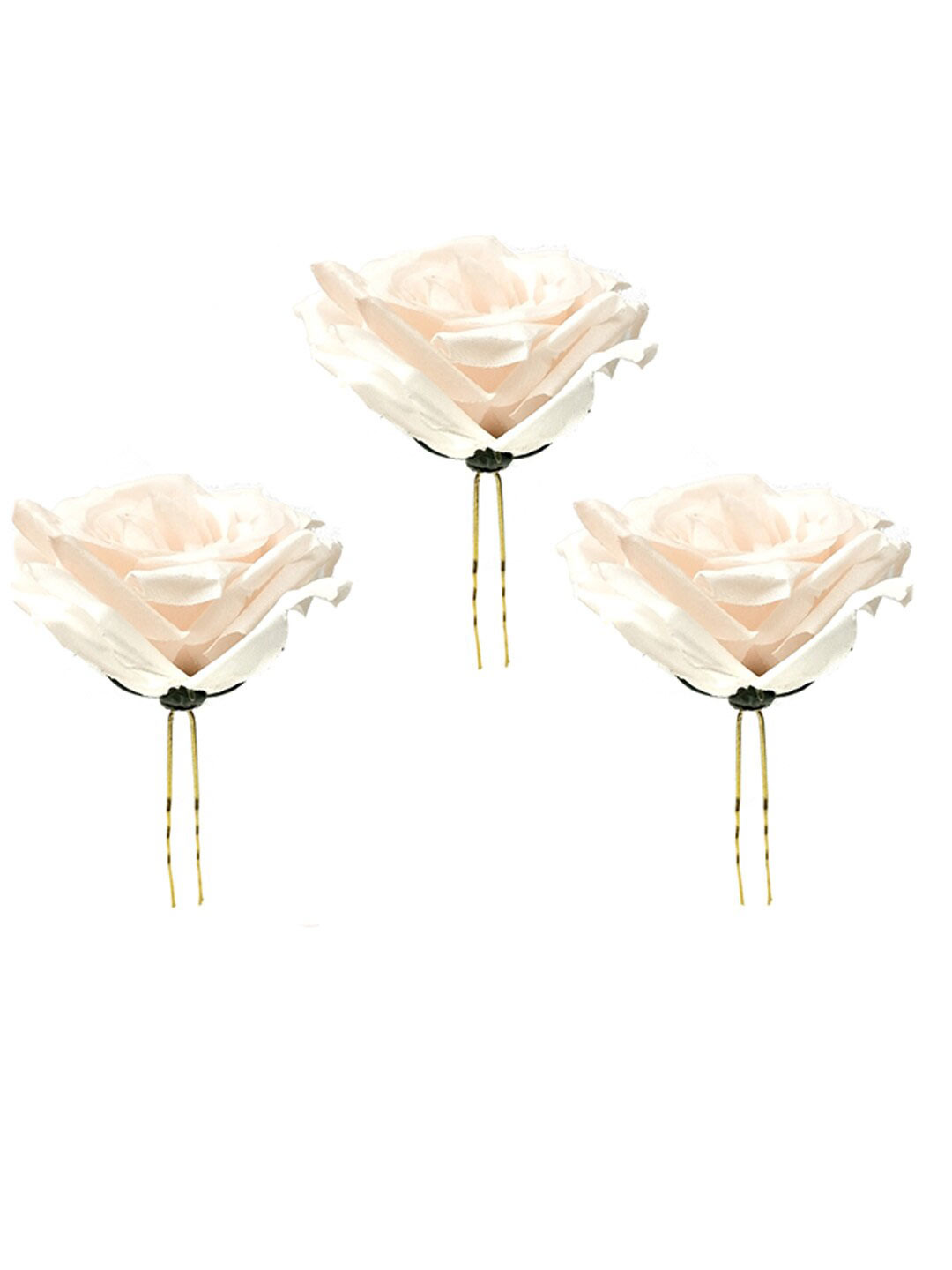

Hair Flare Set Of 3 Embellished Hair Accessory Set, Peach