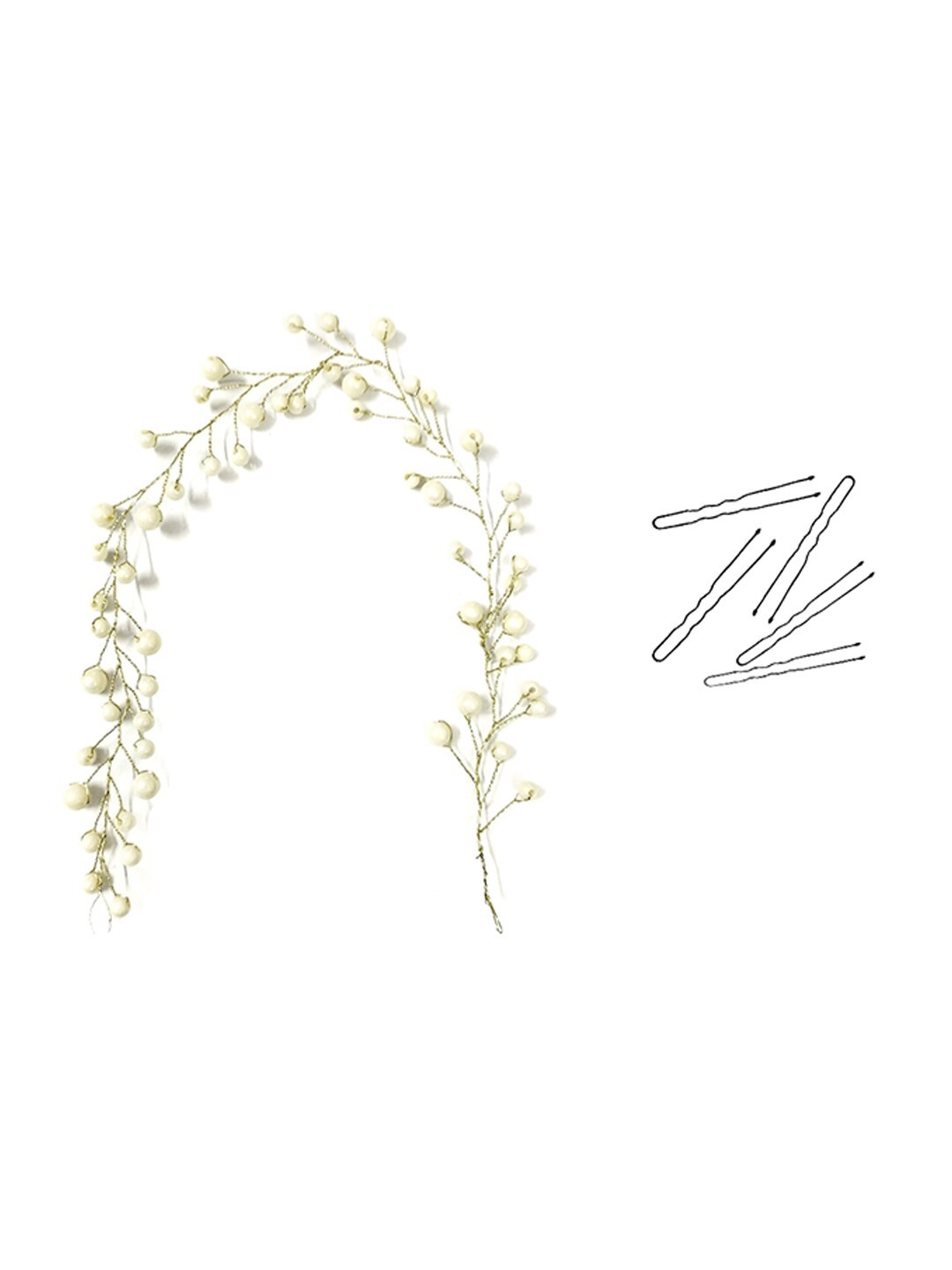 

Hair Flare Women Embellished Hair Accessory, Silver