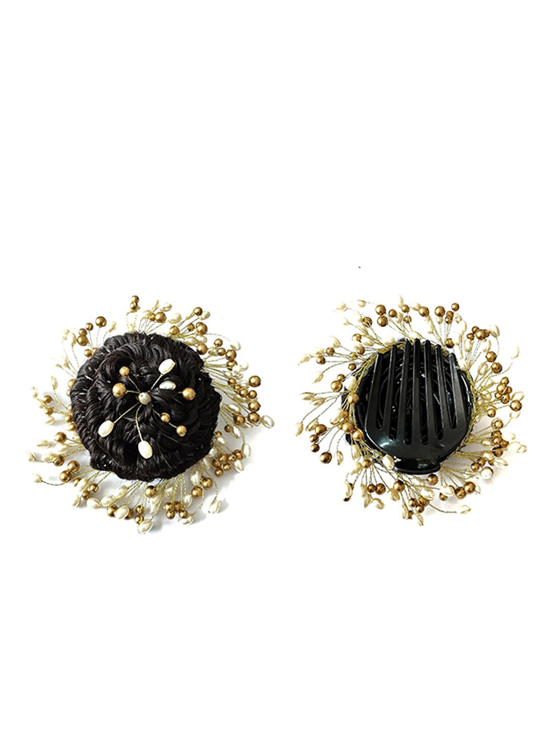 

Hair Flare Embellished Comb Pin, Gold