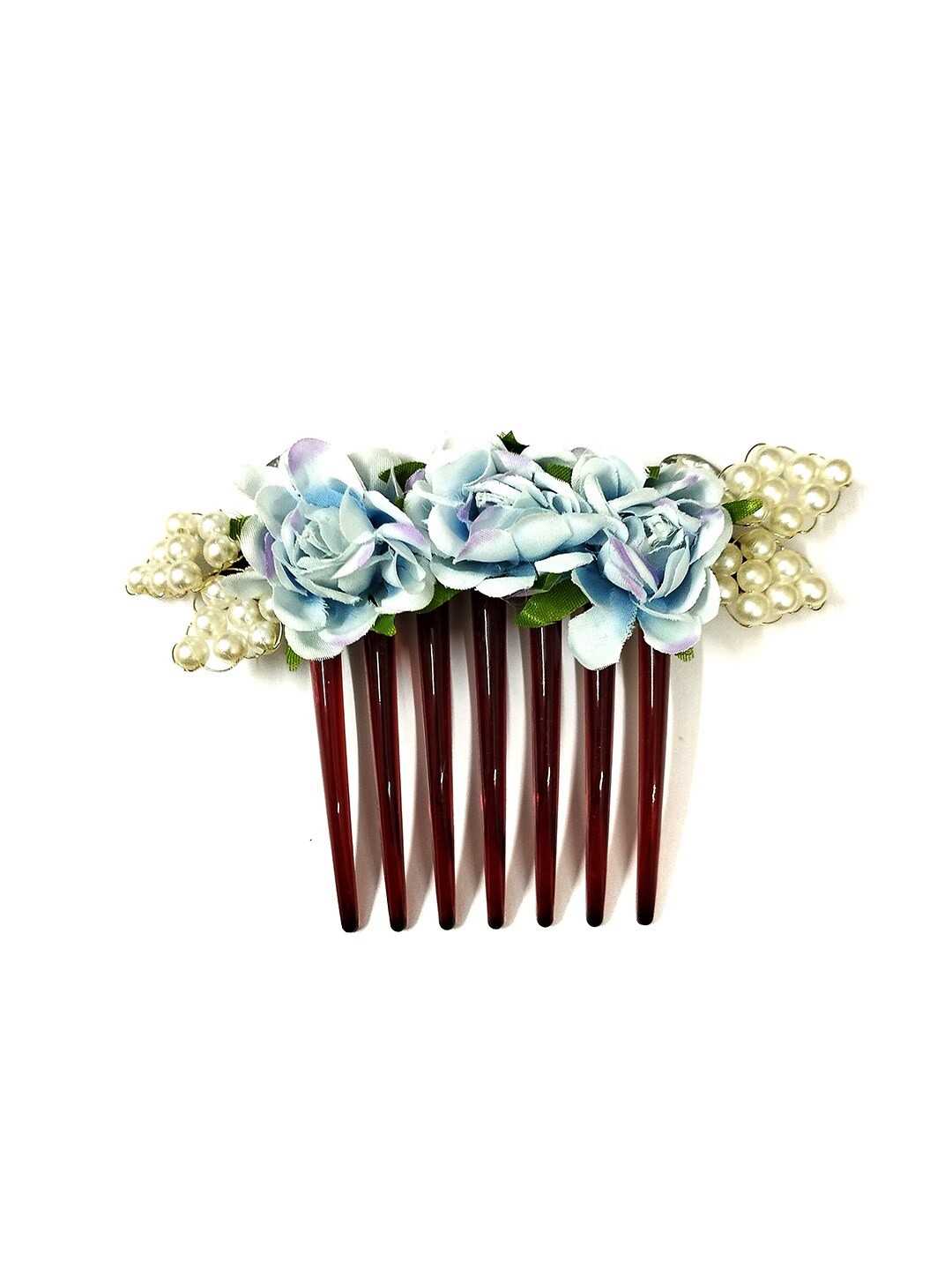 

Hair Flare Embellished Comb Pin, Blue