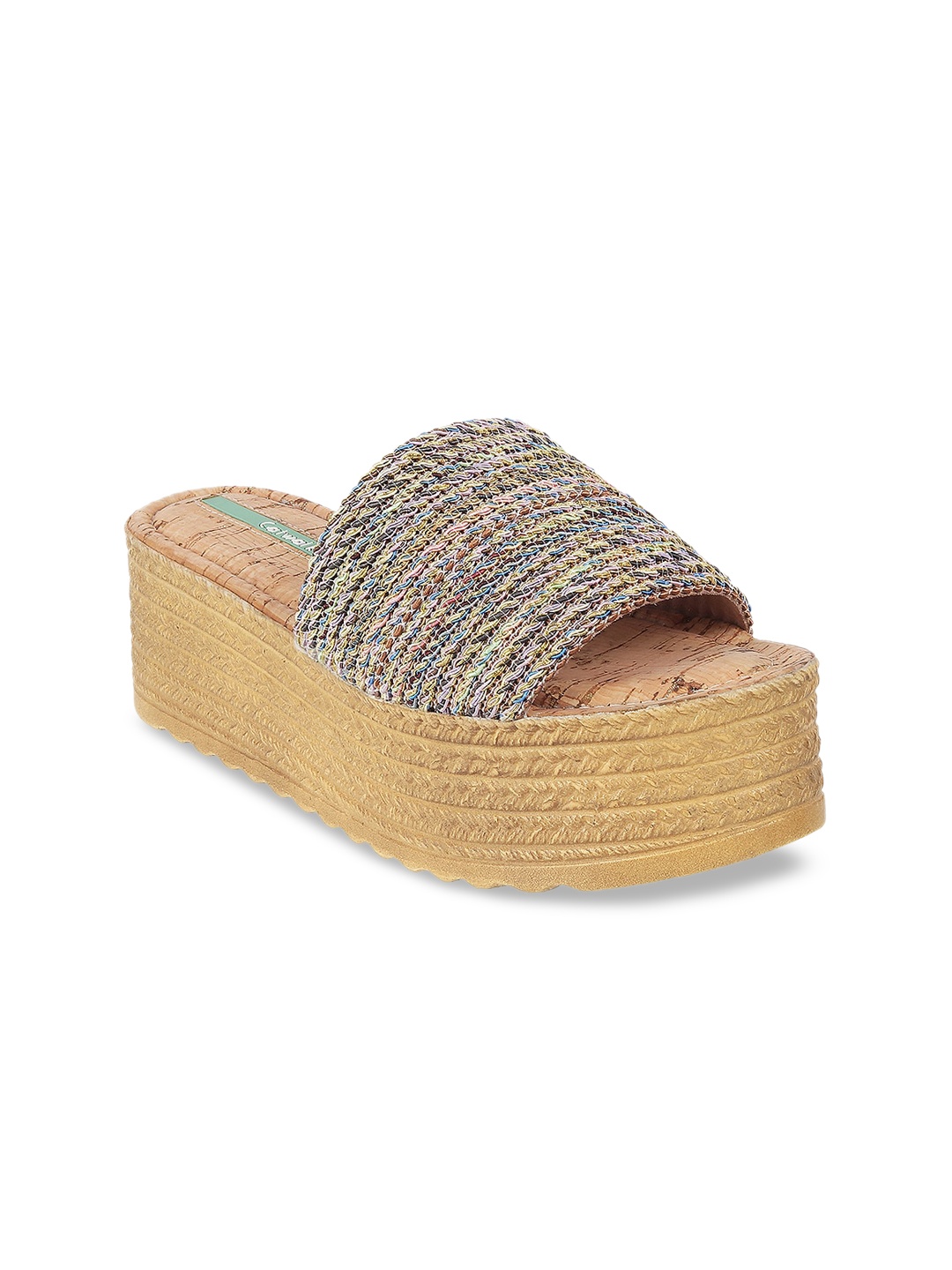 

Catwalk Woven Design Flatform Heel Mules, Assorted