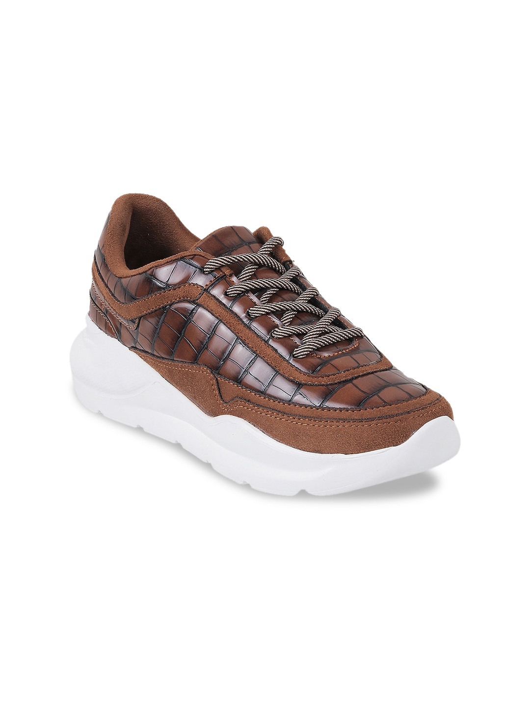 

Catwalk Women Textured Lightweight Sneakers, Brown