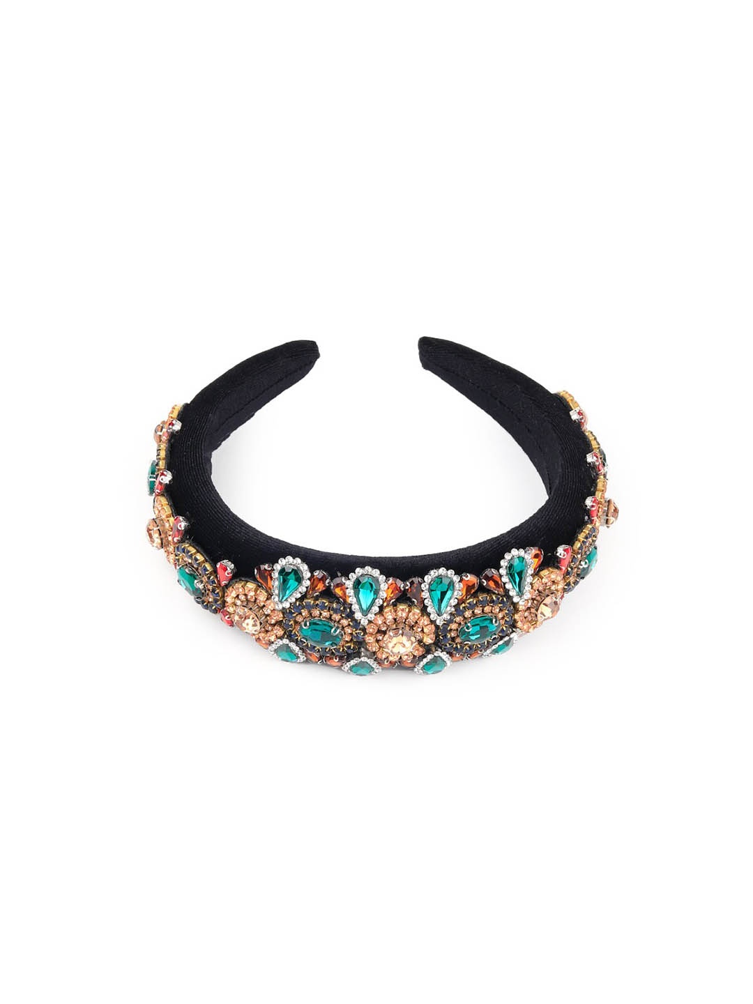 

ODETTE Women Embellished Hairband, Blue