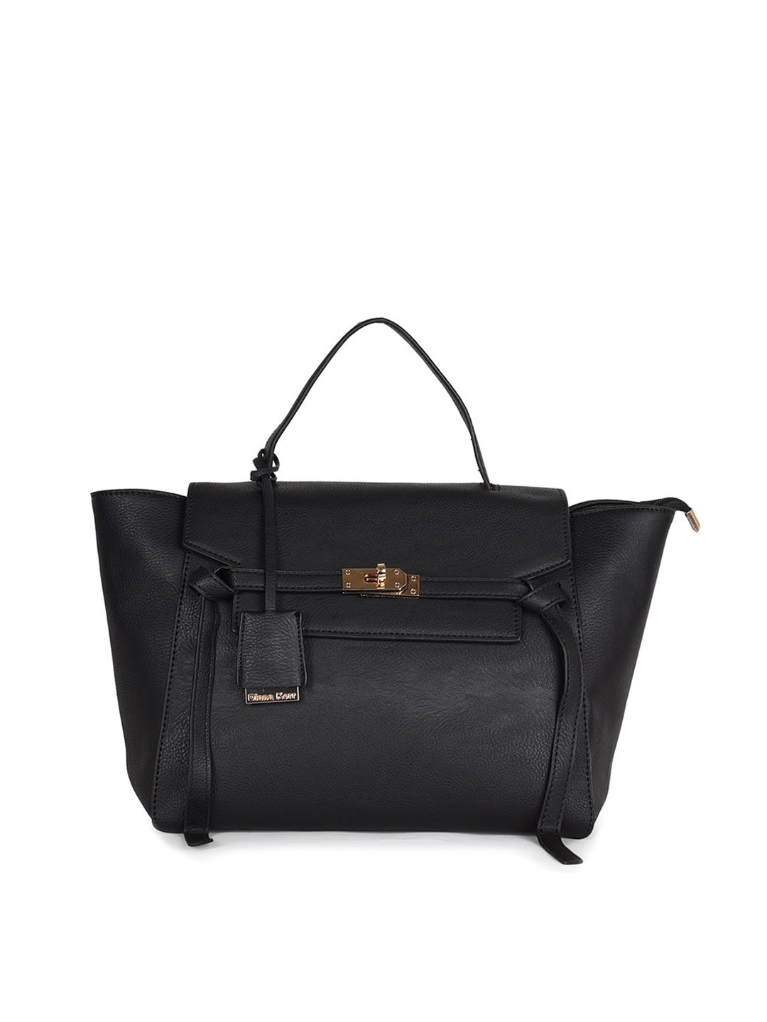

Diana Korr PU Structured Satchel Handbag, Black