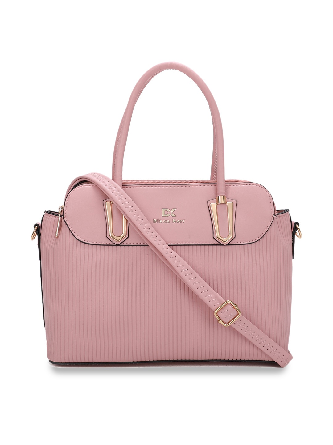 

Diana Korr Textured Structured Handheld Bag, Pink