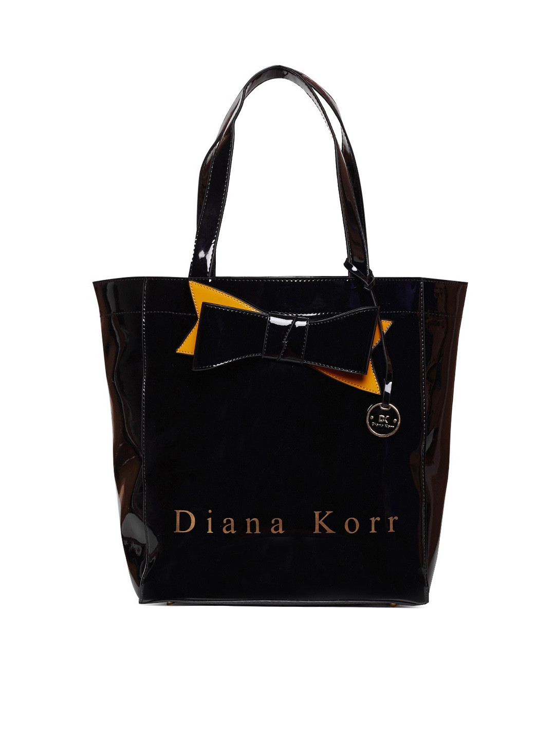 

Diana Korr Shopper Shoulder Bag With Bow Detail, Black