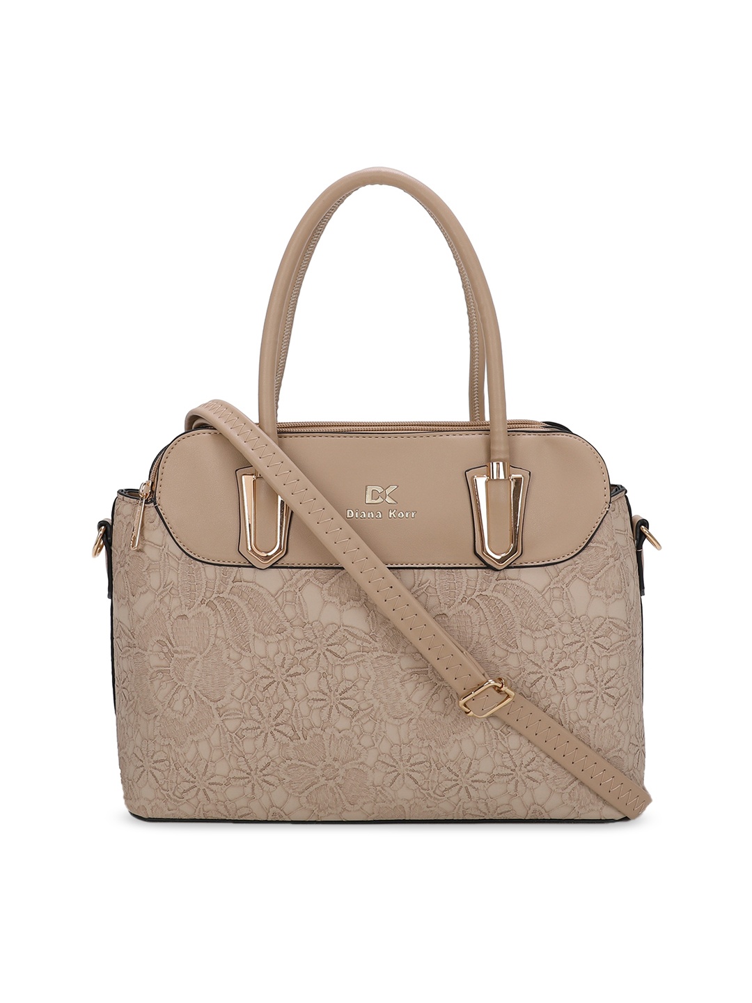 

Diana Korr Structured Handheld Bag, Beige