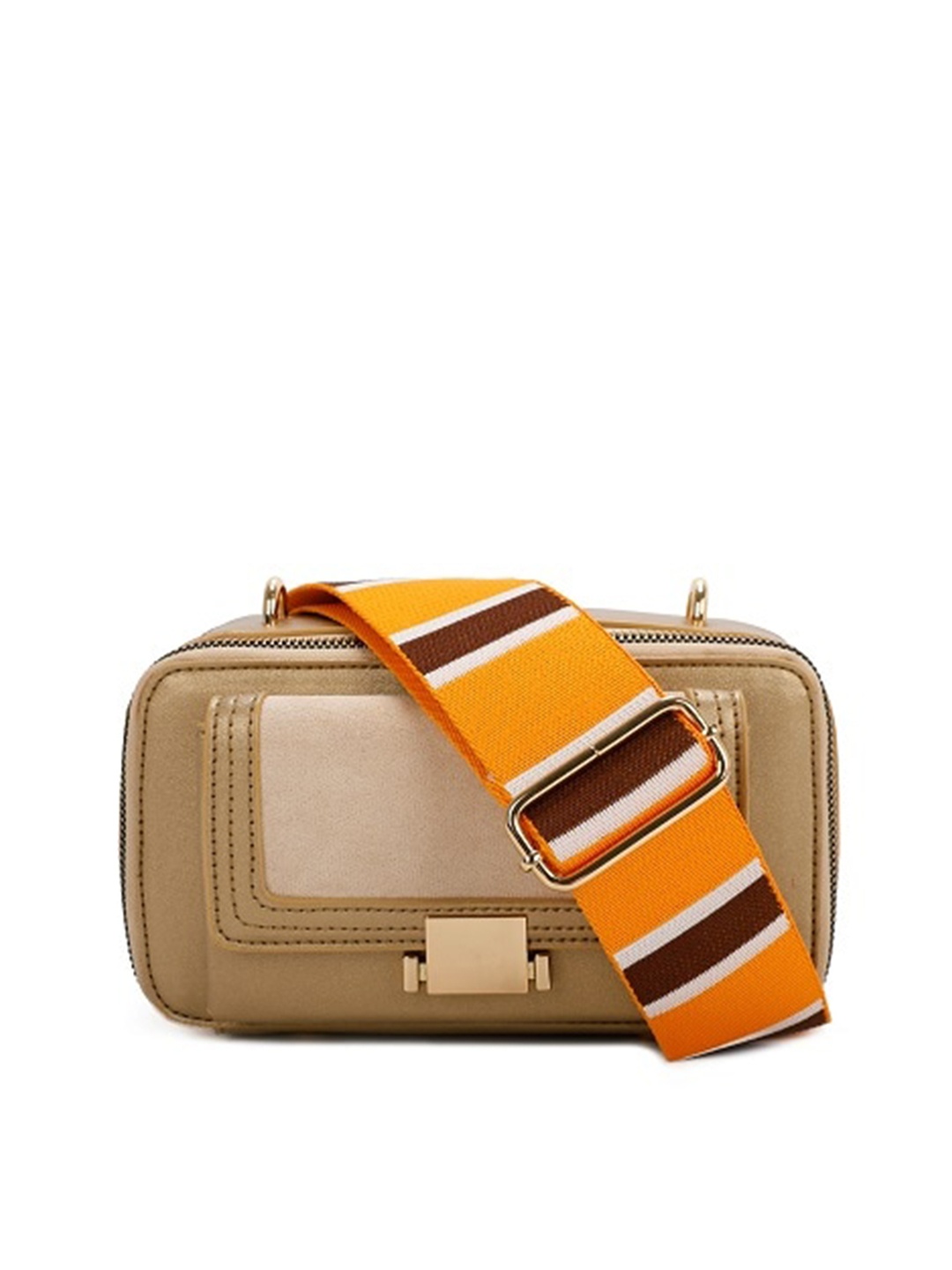 

Diana Korr Structured Sling Bag, Gold