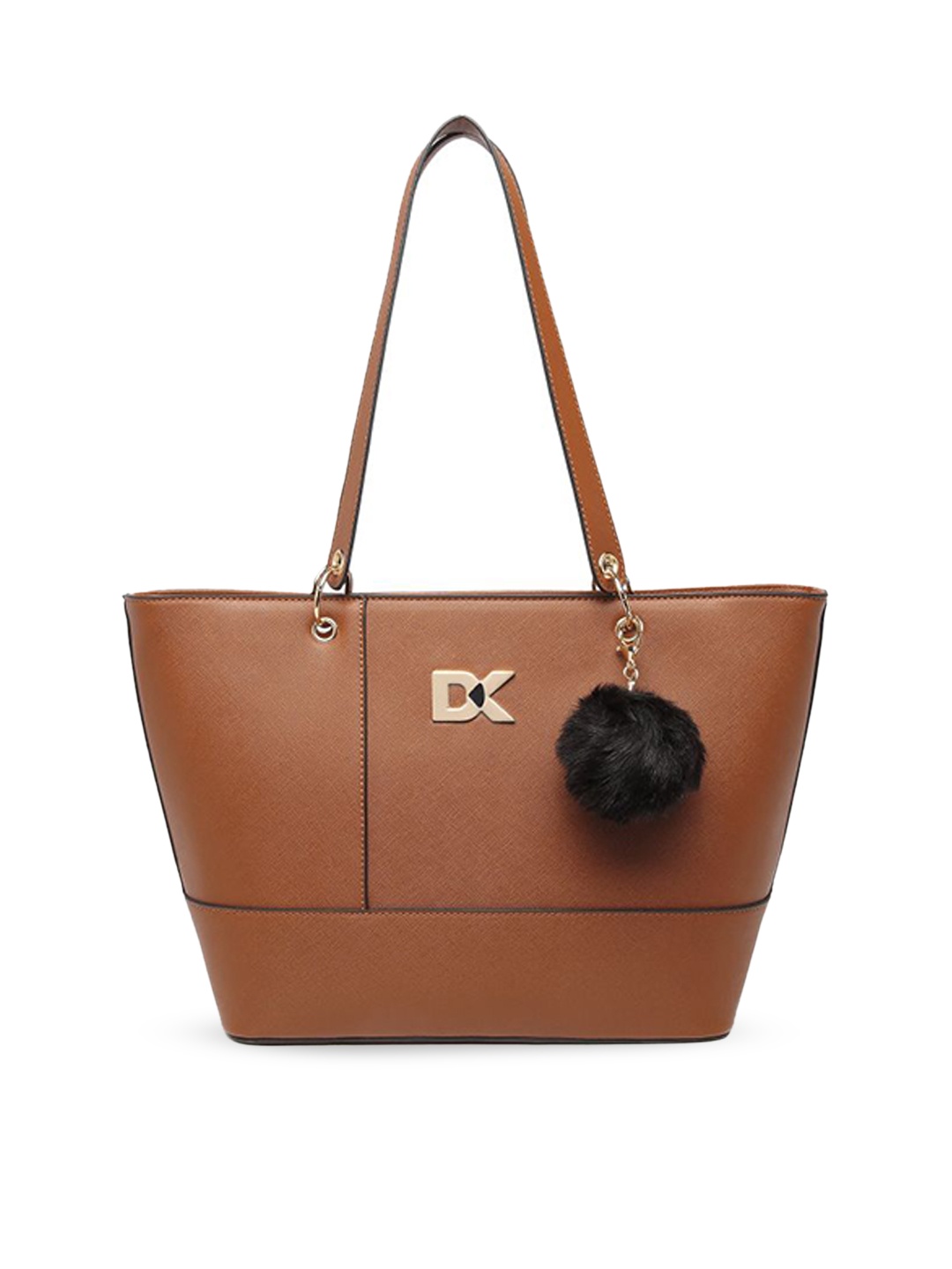 

Diana Korr Structured Tasselled Shoulder Bag, Brown