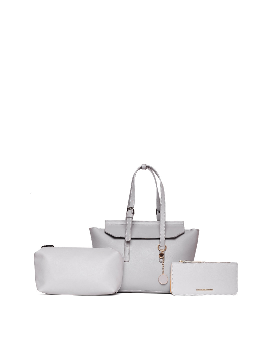 

Diana Korr Set Of 3 Structured Handbags, Grey