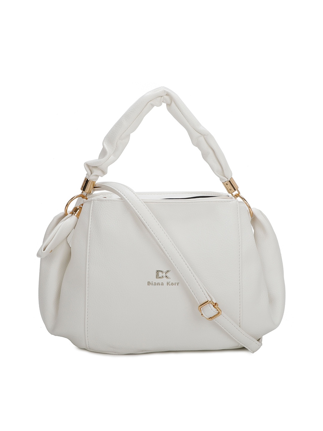 

Diana Korr Textured Structured Handheld Bag, White